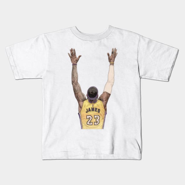 LBJ Pastel Kids T-Shirt by YungBick